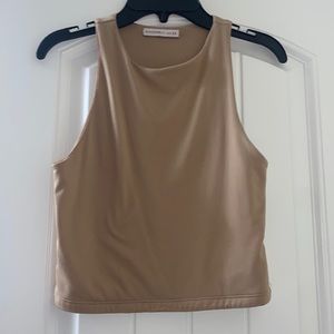 Tan colored tank